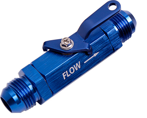 SHUT OFF VALVE -6AN BLUE - Image 2