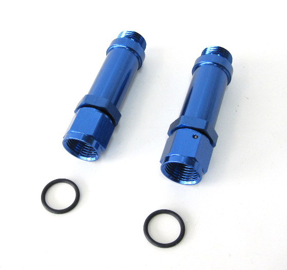 -8AN FEMALE TO HOLLEY ULTRA HPBLUE SWIVEL NUT (PAIR) -8ORB - Image 2
