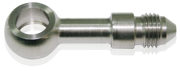 -4AN STRAIGHT MALE BANJO 10MM STAINLESS LONG VERSION - Image 2
