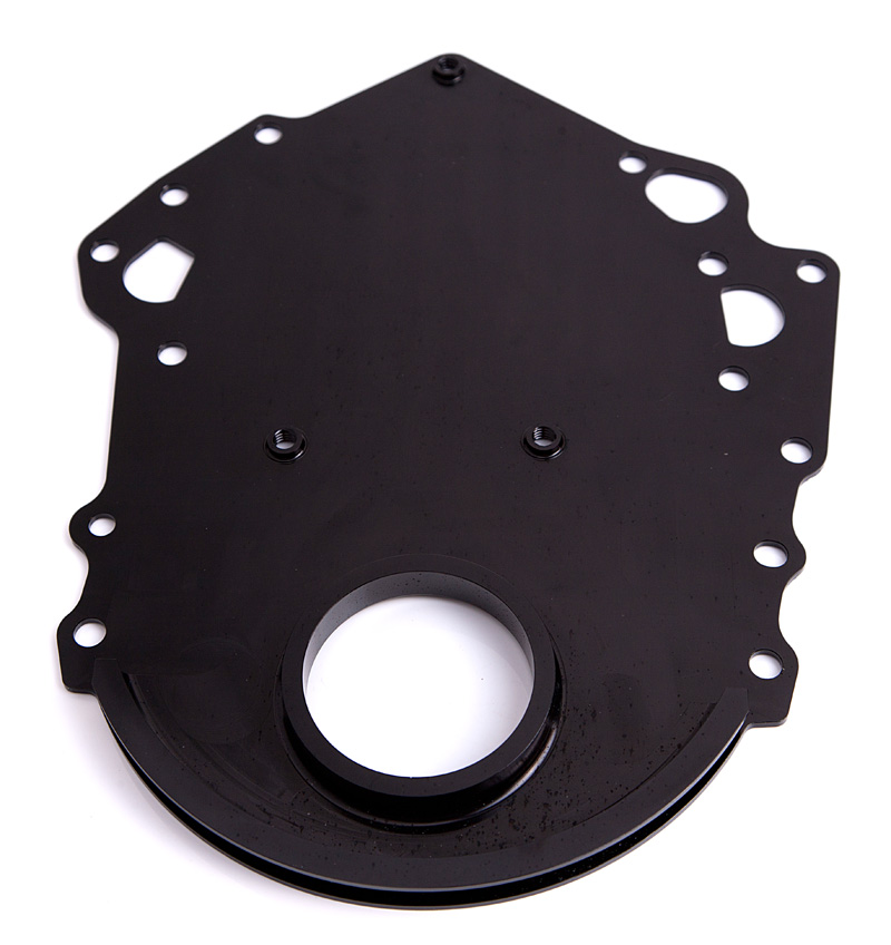 BILLET TIMING COVER 302 351C BLACK - Image 2