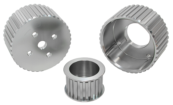 AF64-3003 Aeroflow Gilmer Drive Kit Silver Holden 253 308 V8 - Image 2