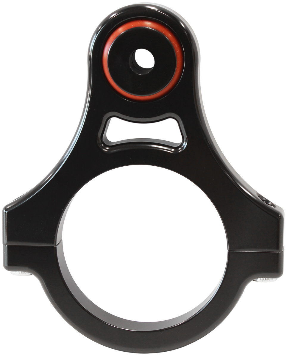 BILLET EXHAUST HANGERS 4" BLACK WITH SOFT HITEMP BOOT - Image 2