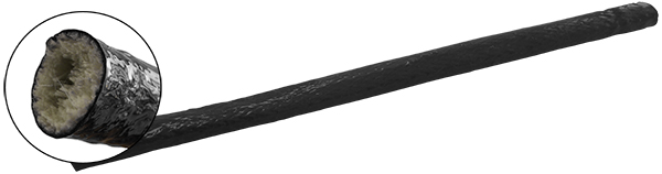 AEROFLOW HEAT GUARD 1-1/2" ID 38mm BLACK COLOUR 3.7M / 12ft - Image 2
