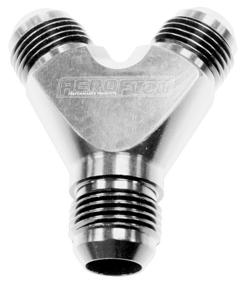 AF930-12-10S Aeroflow Y Block 12 An Out 10 An In Silver 1 X 12 An 2 X 10 An - Image 2