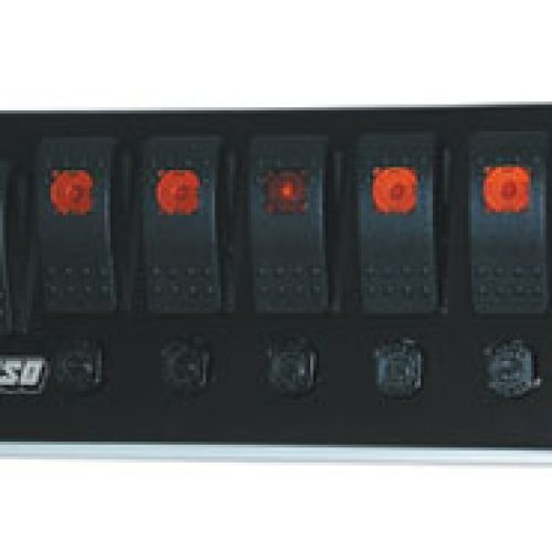 CAGE MOUNT 5 X ON/OFF SWITCH WITH MOMENTARY START SWITCH