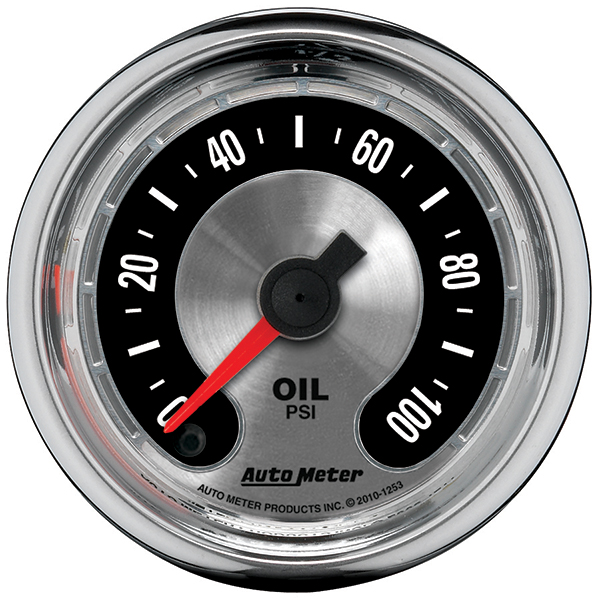 AM MUSCLE 2-1/16" OIL PRESSURE0-100PSI, FULL SWEEP ELECTRIC