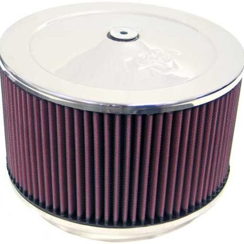 9 X 5  AIR FILTER ASSEMBLY    7-5/16 DOMINATOR NECK, CHROME