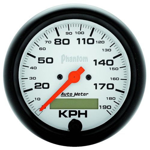 PHANTOM 3-3/8″ SPEEDO 190 KPH IN DASH, ELECTRONIC, KMH