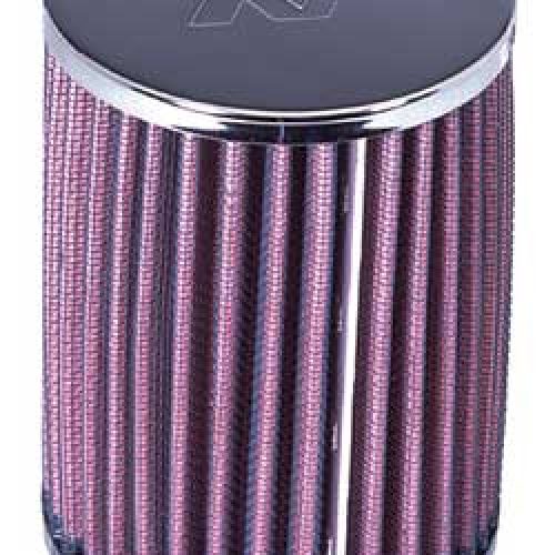 KNRC-0510 K&N 2 1/8 Clamp On Filter 3.50 O D X 5.0 H Chrome Top