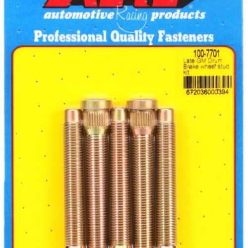 AR100-7701 Arp Gm Holden 7/16 20 Wheel Studs .486 Knurl 3.165 Uhl 5 Pack