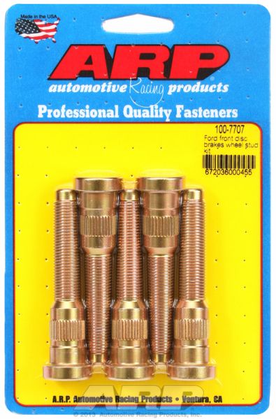 AR100-7707 Arp Ford 1/2 20 Wheel Studs .618 Knurl 3.050 Uhl 5 Pack