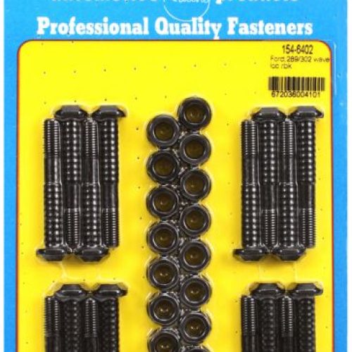 AR154-6402 Arp Sb Ford 289 302 W 5/16 Rod Bolts Wavelock 8740