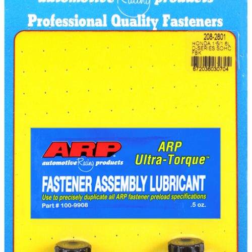 AR208-2801 Arp Honda 1.5 L & 1.6 L Sohc D Series Flywheel Bolts *6 Pk*