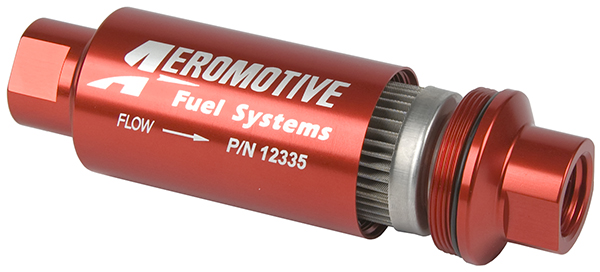 FUEL FILTER 40 MICRON S/STEEL MESH 5.5" x 2" ORB -10 IN/OUT