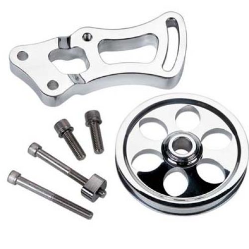 SBC POWER STEER L/PUMP BRACKETINCLUDES PULLEY BOLTS