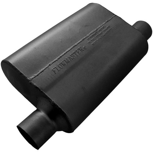 40 SERIES DELTA FLOW MUFFLER 2.50″ OFFSET IN/OUT SAME SIDE