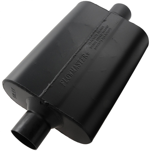 SUPER 44 SERIES MUFFLER       2.50″ CENTRE IN / CENTRE OUT