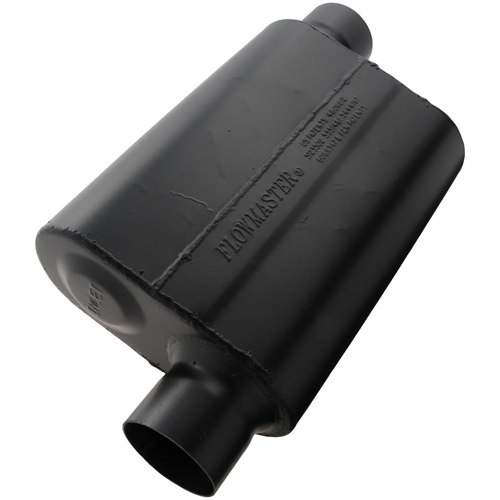 SUPER 44 SERIES MUFFLER       3.00″ OFFSET IN / OFFSET OUT