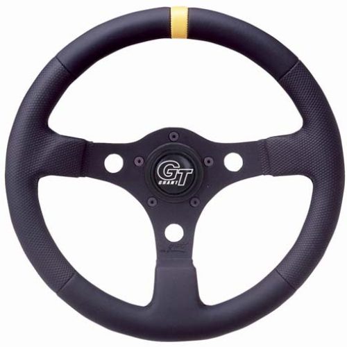 GRANT COMPETITION WHEEL 13 DIABLACK WITH A YELLOW TOP MARK