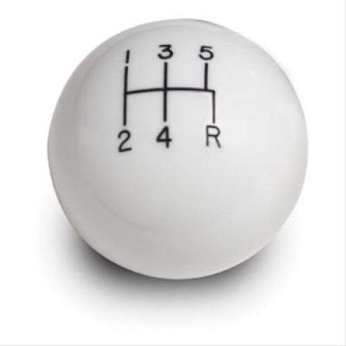 LOKAR 5 SPEED WHITE 2 KNOB    3/8-24 AND 3/8-16 THREAD