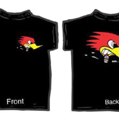 CLAY SMITH MR HORSEPOWER      BLACK TSHIRT X LARGE