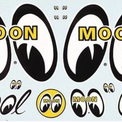 MOONEYES ASSORT STICKER SHEET 8 STICKERS