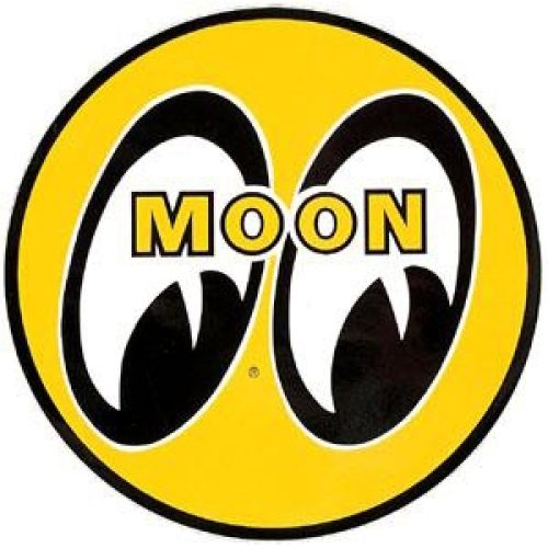 MOONEYES 3″ EYEBALL STICKER YELLOW TRADITIONAL MOON