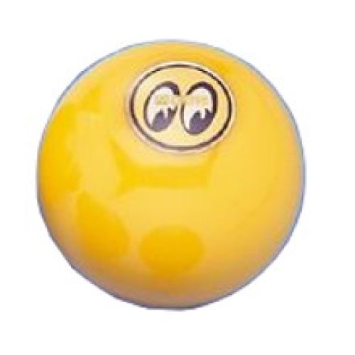 MOON  SHIFT KNOB-LARGE YELLOW  UNIV MOUNT