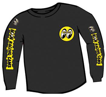 MOON LONG SLEEVE BLK T SHIRT X LARGE