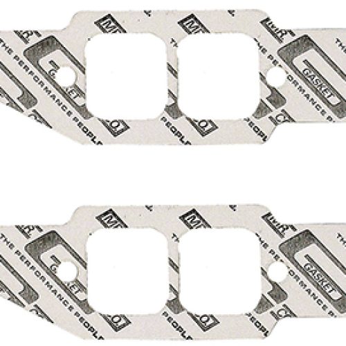 SB CHEV EXHAUST GASKET SET STANDARD PORT. 1.45″ x 1.55″