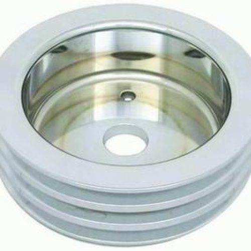 RPCR8849POL Rpc Bbc Triple Groove Crank Pulleypolished Aluminium, Short Pump