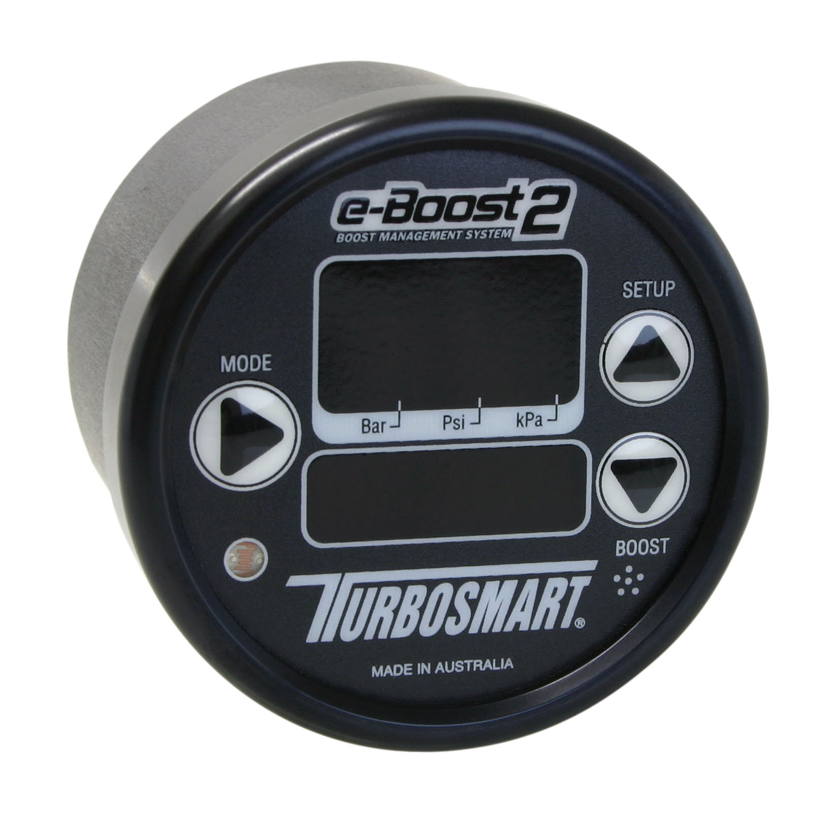 E-BOOST2 BOOST CONTROLLER 60mm60PSI BLACK FACE& BEZEL.