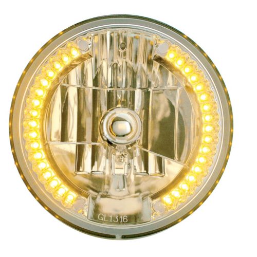UP31378 Upi Reproductions 7″ Headlamp Insert W/ 34 Amberled Turnsignal