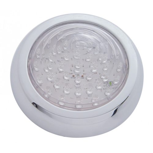 UPSTL1007LED Upi Reproductions 1950 Pontiac Led Tailight Chrome Bezel Clear Lens