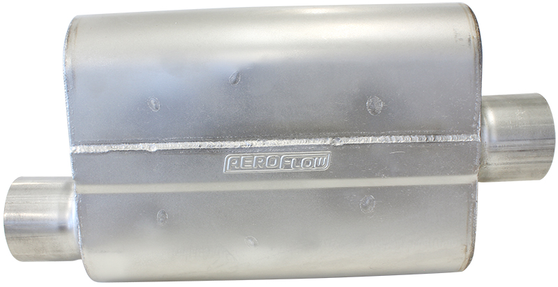 3" OFFSET / CENTER MUFFLER 13" LENGTH,10" WIDTH,4-1/4" H - Image 2