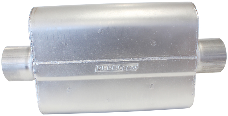 2.5" CENTER / CENTER MUFFLER 13" LENGTH, 10" WIDTH, 4.5" H - Image 2