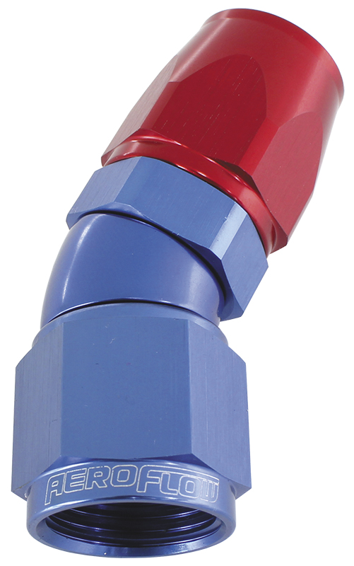 30 DEG -3AN FULL FLOW TEFLON HOSE END BLUE 1 PIECE FULLFLOW - Image 2