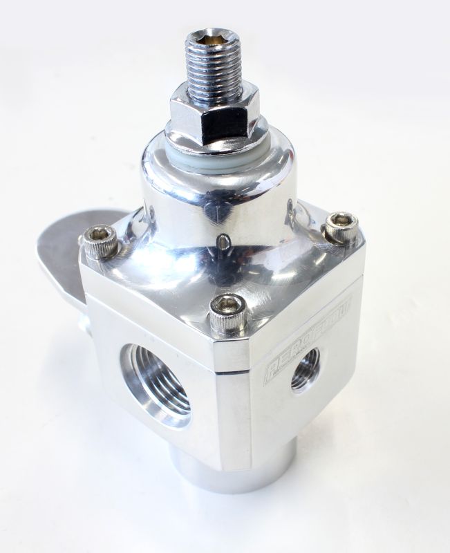 2 PORT FUEL PRESSURE REGULATORPOLISHED 750+ HP @ 4-12 PSI - Image 2