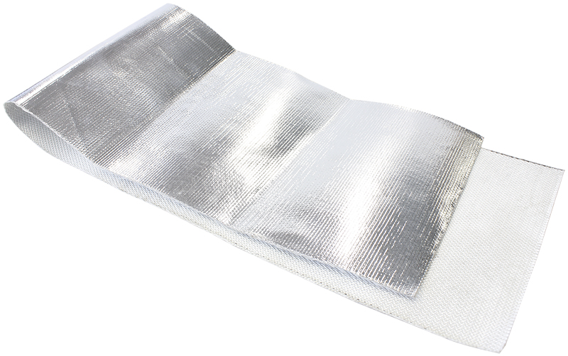 40" X 36" ALUMINISED HEAT BARRIER SILVER FINISH - Image 2