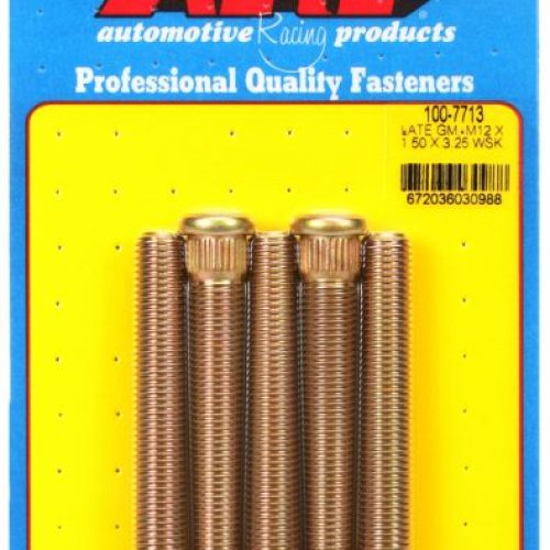 AR100-7713 Arp Gm Holden Wheel Studs M12 X 1.5 .509 Knurl 3.250″ Uhl 5 Pk