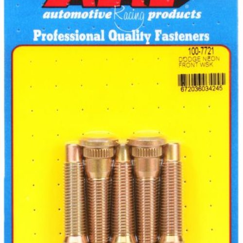AR100-7721 Arp Chrysler Neon Wheel Studs M12 X 1.5 .585 Knurl 2.450″ Uhl