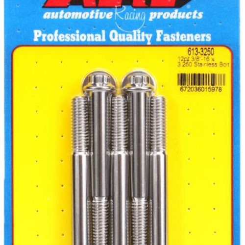 AR613-3250 Arp Ss 12 Pt Bolts 3/8″ Unc X 3.25″3/8″ Wrench (5 Pack) 3/8 16
