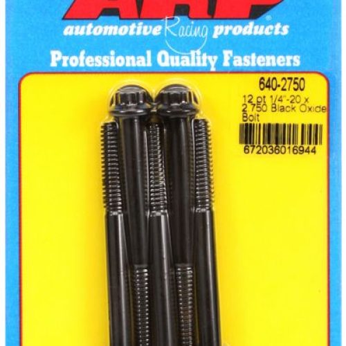 AR640-2750 Arp 12 Pt Bolts 1/4″ Unc X 2.75″ 5/16″ Wrench (5 Pack) 1/4 20