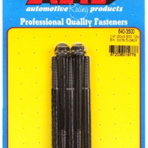 AR640-3500 Arp 12 Pt Bolts 1/4″ Unc X 3.50″ 5/16″ Wrench (5 Pack) 1/4 20
