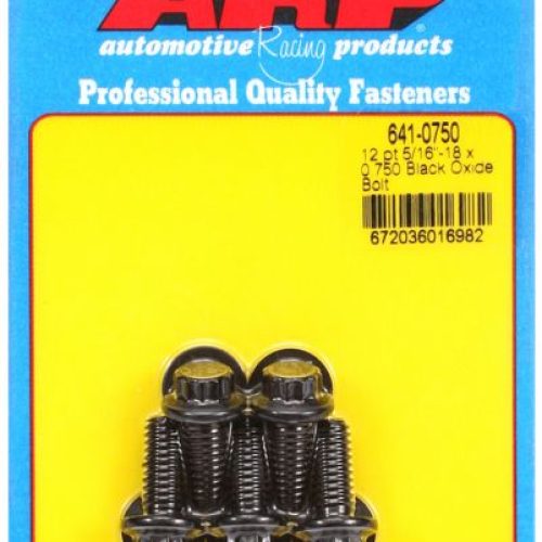 AR641-0750 Arp 12 Pt Bolts 5/16″ Unc X .750″ 3/8″ Wrench (5 Pack) 5/16 18