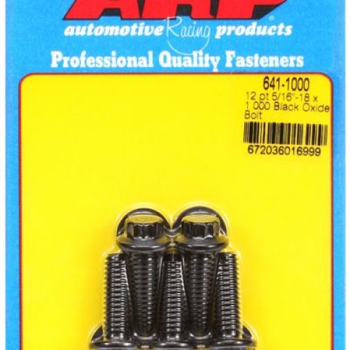AR641-1000 Arp 12 Pt Bolts 5/16″ Unc X 1.00″ 3/8″ Wrench (5 Pack) 5/16 18