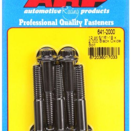 AR641-2000 Arp 12 Pt Bolts 5/16″ Unc X 2.00″ 3/8″ Wrench (5 Pack) 5/16 18