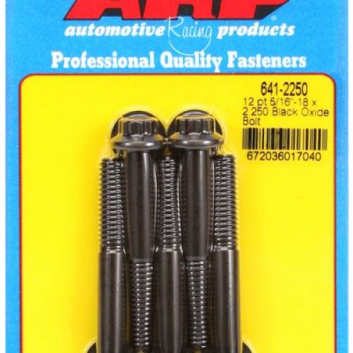 AR641-2250 Arp 12 Pt Bolts 5/16″ Unc X 2.25″ 3/8″ Wrench (5 Pack) 5/16 18