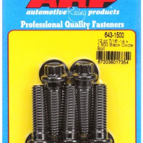 AR643-1500 Arp 12 Pt Bolts 7/16″ Unc X 1.50″ 7/16″ Wrench (5 Pack) 7/16 14