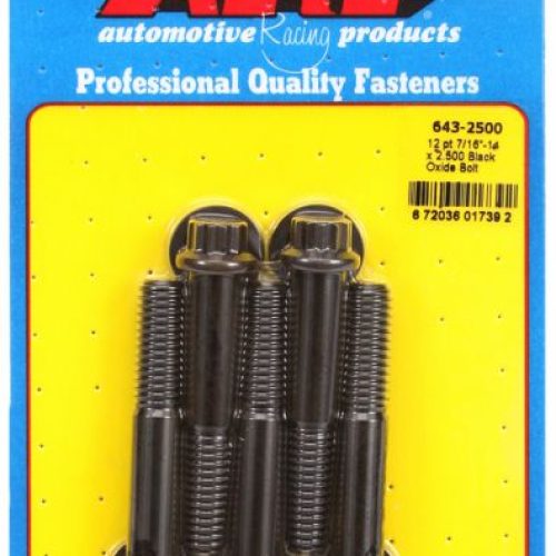 AR643-2500 Arp 12 Pt Bolts 7/16″ Unc X 2.50″ 7/16″ Wrench (5 Pack) 7/16 14